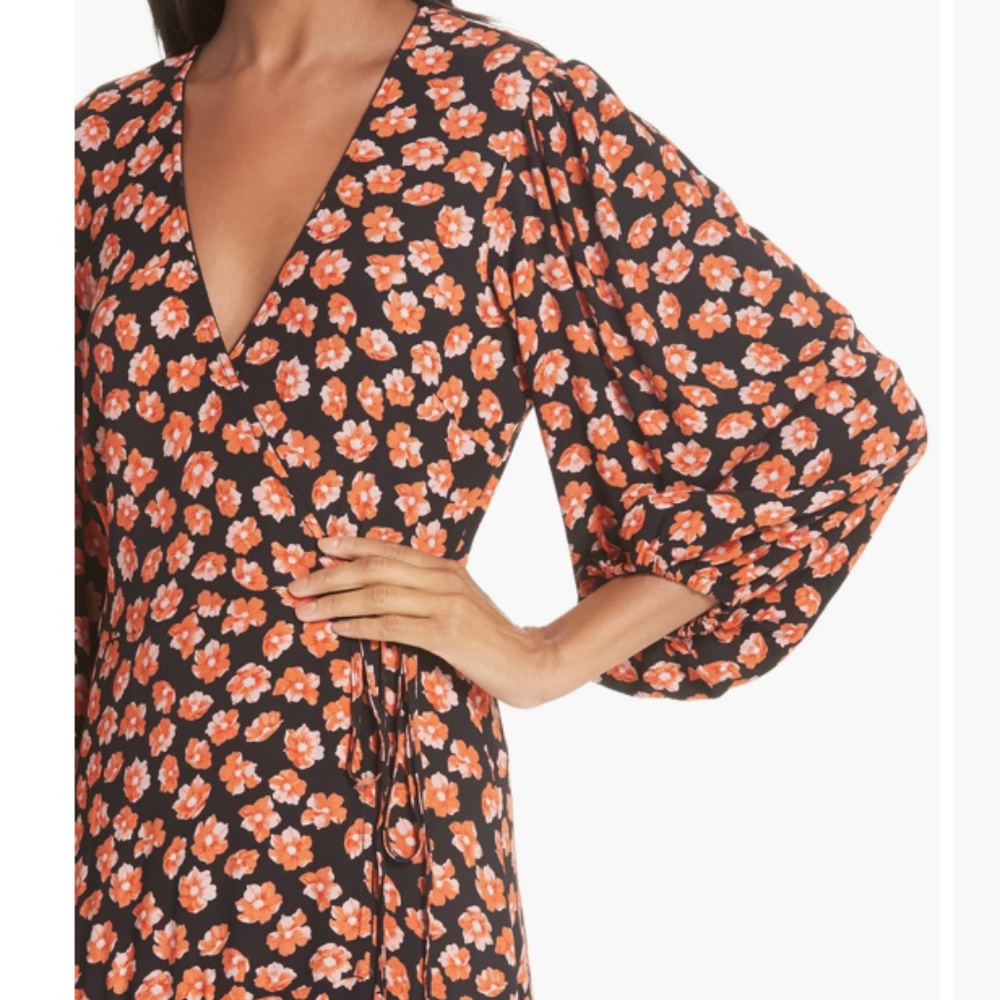 GANNI - Print Crepe Maxi Dress